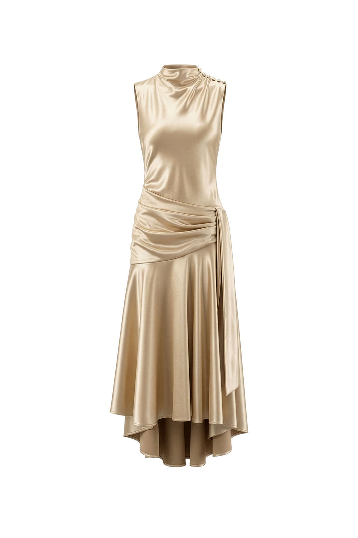 JENNIFER | V-Neck Midi Dress