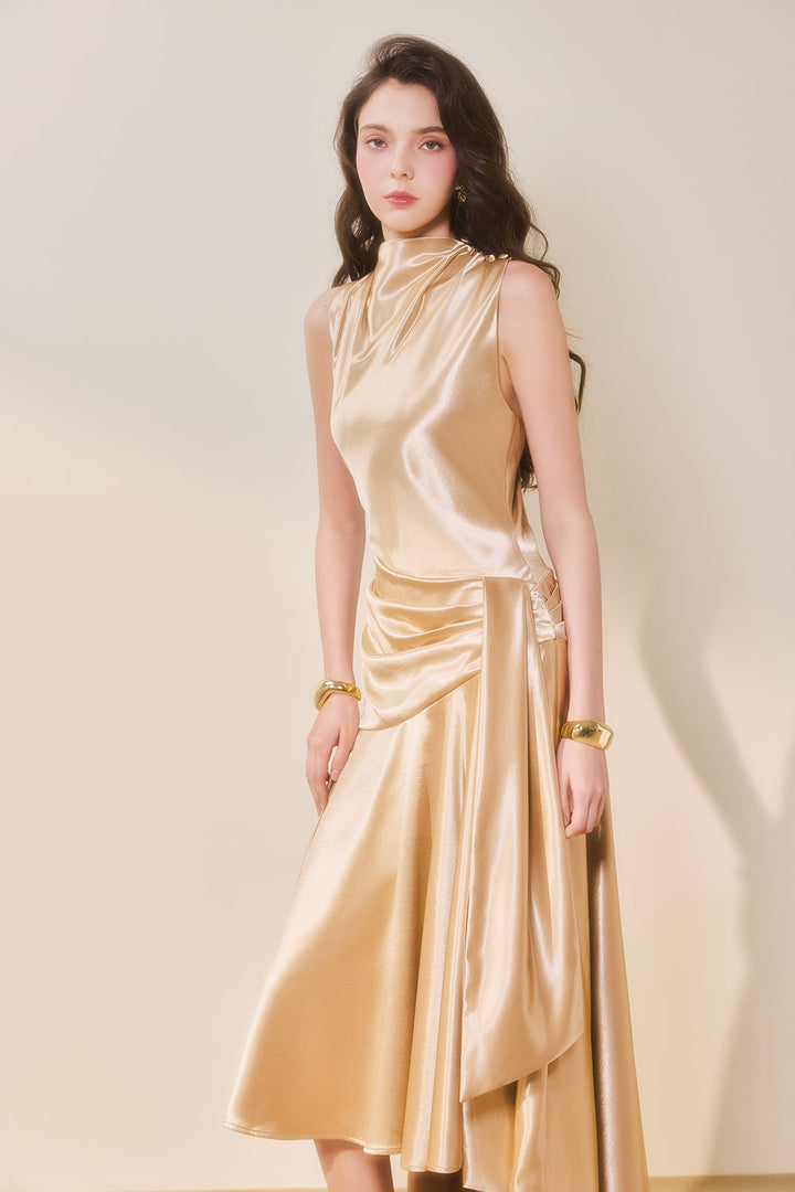 JENNIFER | V-Neck Midi Dress