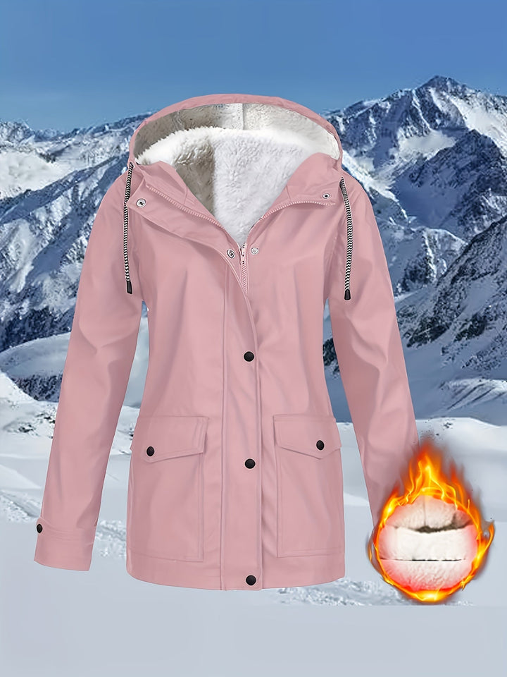 IZARA | Warm-Lined & Water-Resistant Hooded Parka Jacket