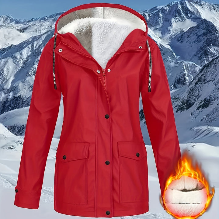 IZARA | Warm-Lined & Water-Resistant Hooded Parka Jacket