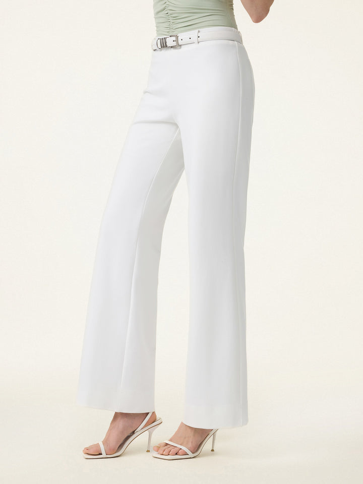 MEGAN | 2Pcs Set Cowl Asymmetrical Tucked Top & Wide Leg Pant with Pockets