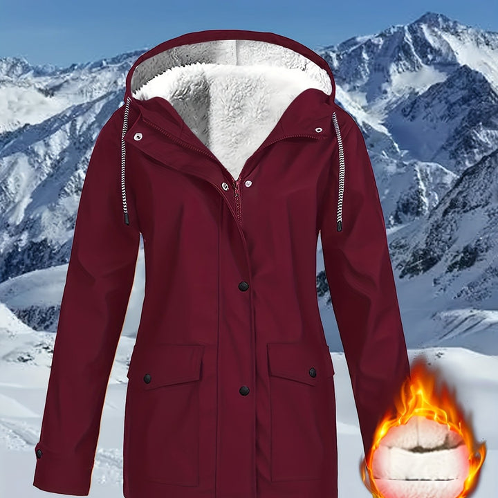 IZARA | Warm-Lined & Water-Resistant Hooded Parka Jacket