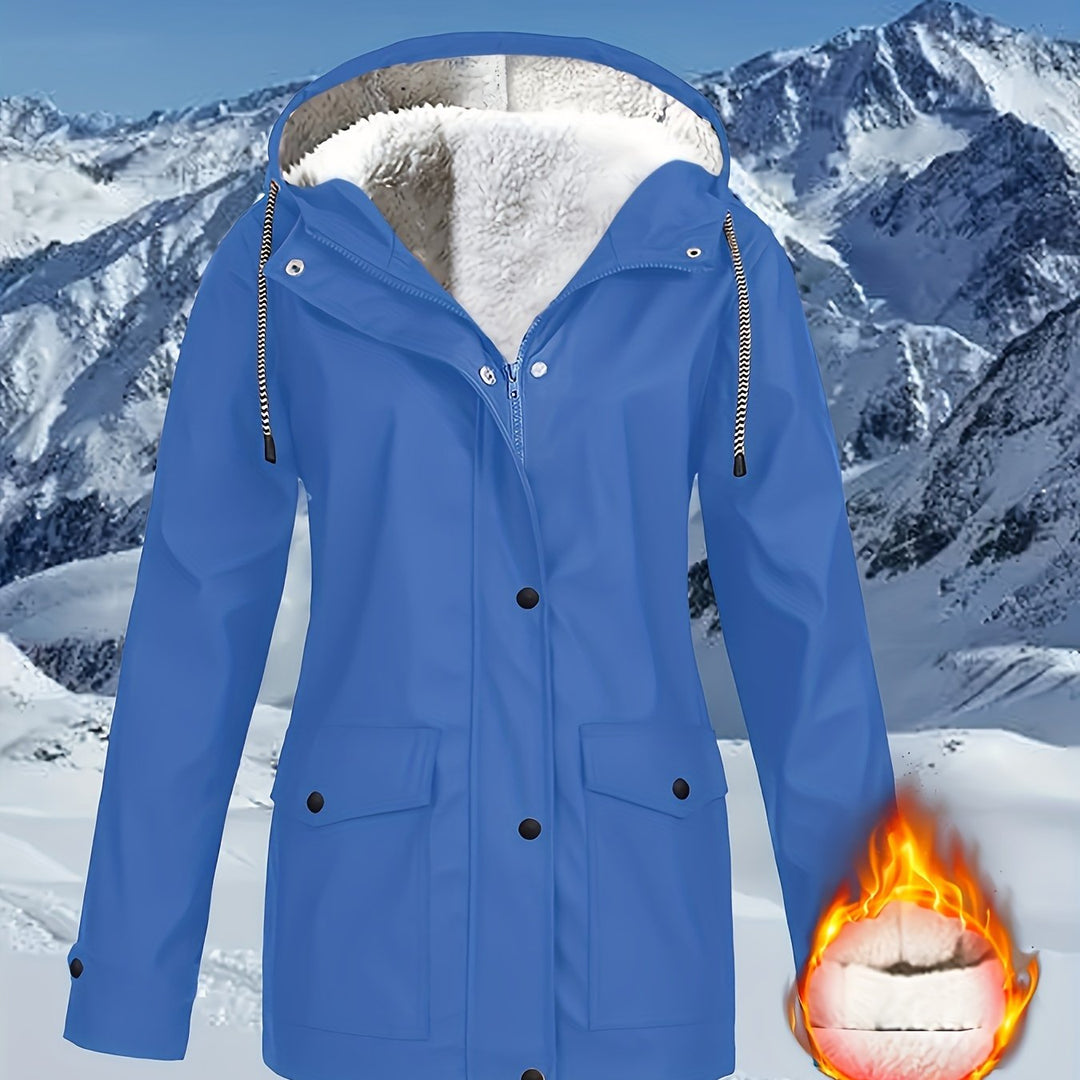 IZARA | Warm-Lined & Water-Resistant Hooded Parka Jacket