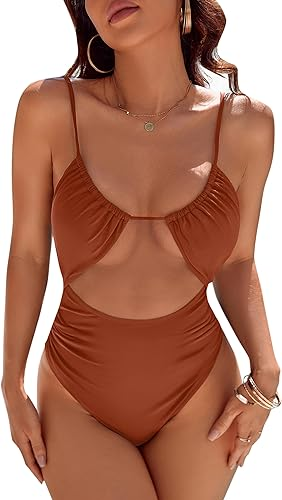 EVA | Cut-Out Tummy Control One Piece Swimsuit
