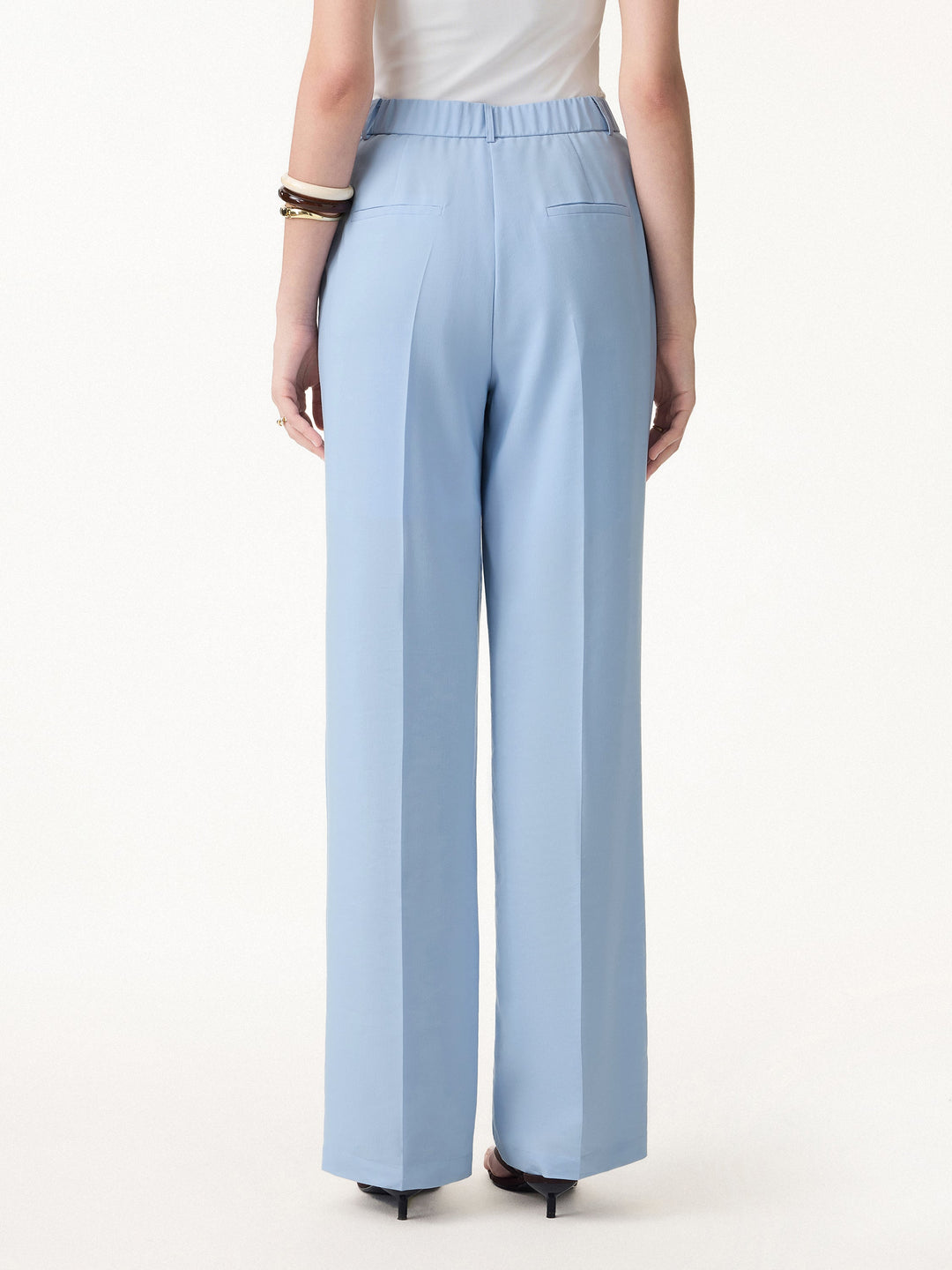 LAUREN | 2Pcs Set Waistcoat with Pockets & Wide Leg Pant