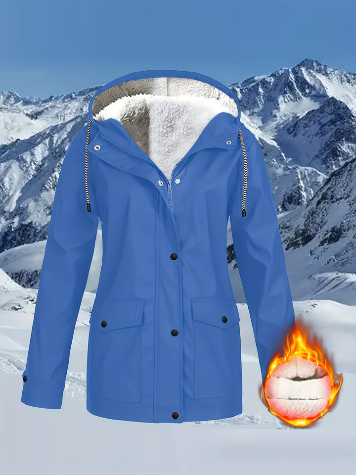 IZARA | Warm-Lined & Water-Resistant Hooded Parka Jacket