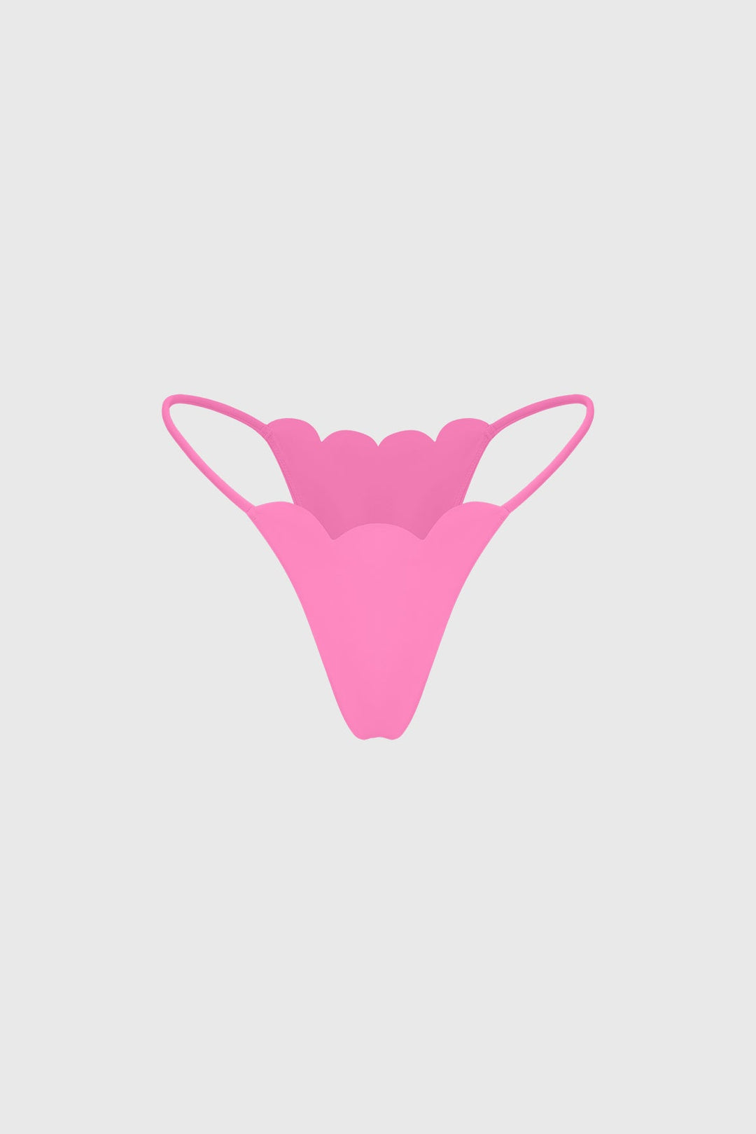 NENA | Scallop High-Leg Bikini Bottom