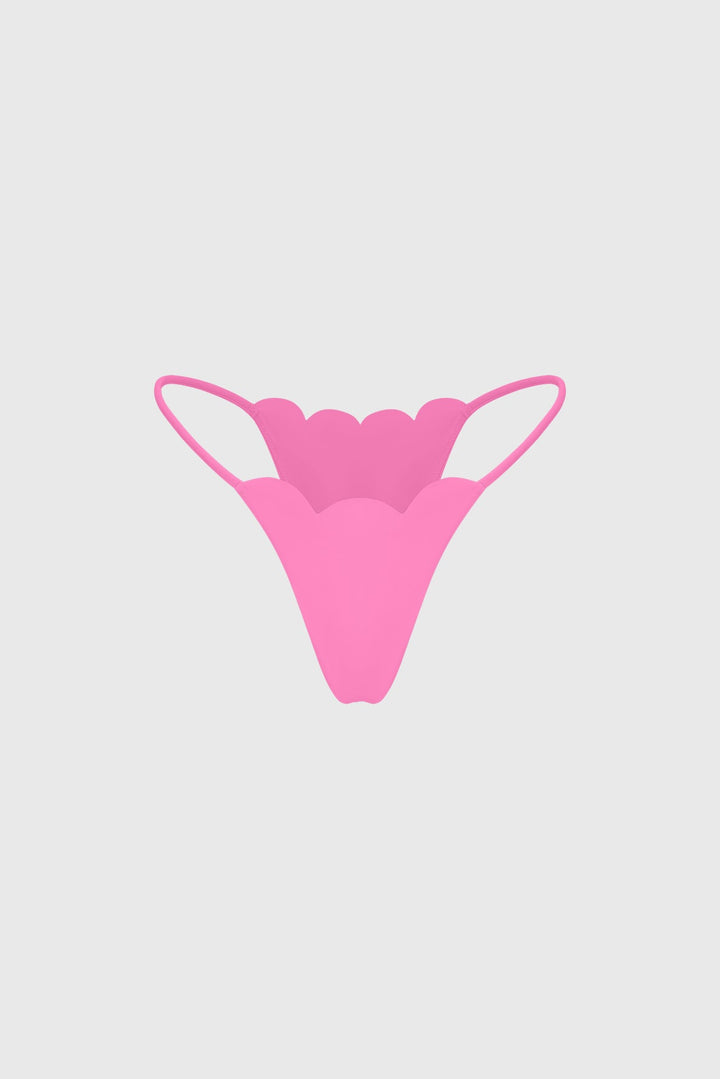 NENA | Scallop High-Leg Bikini Bottom