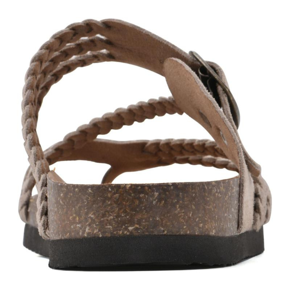 HAYLEY | Braided Cork Sandals