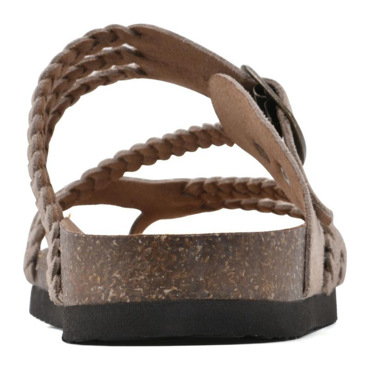 HAYLEY | Braided Cork Sandals