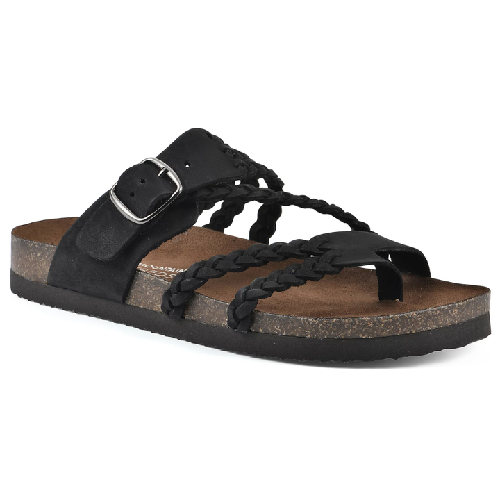 HAYLEY | Braided Cork Sandals
