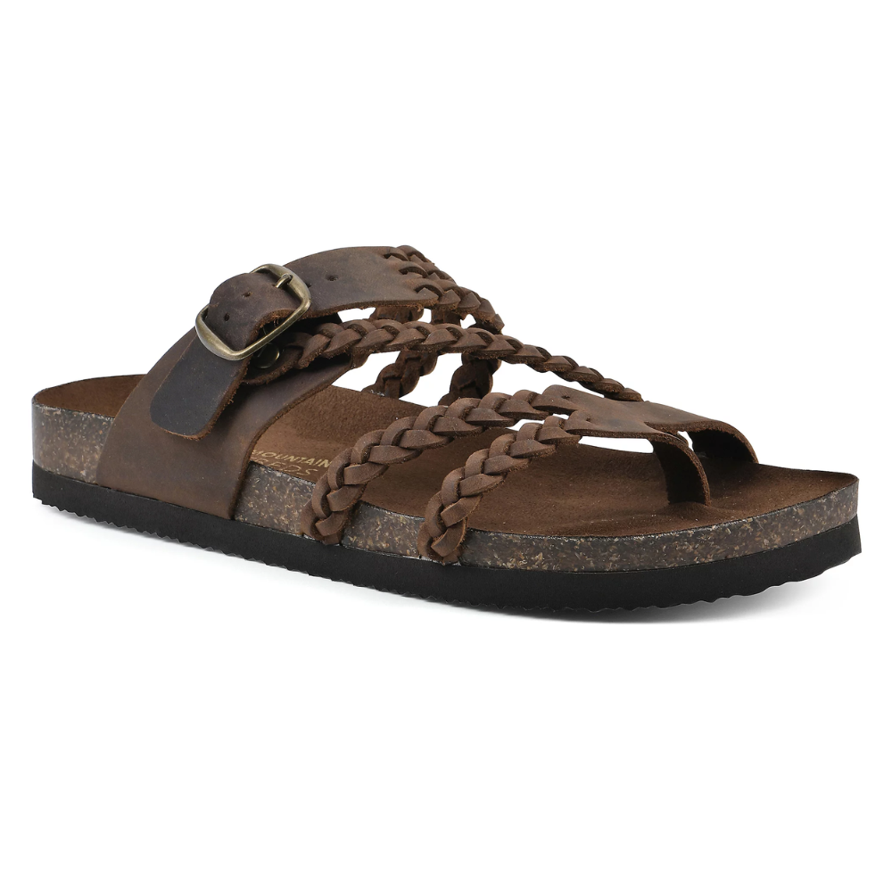 HAYLEY | Braided Cork Sandals