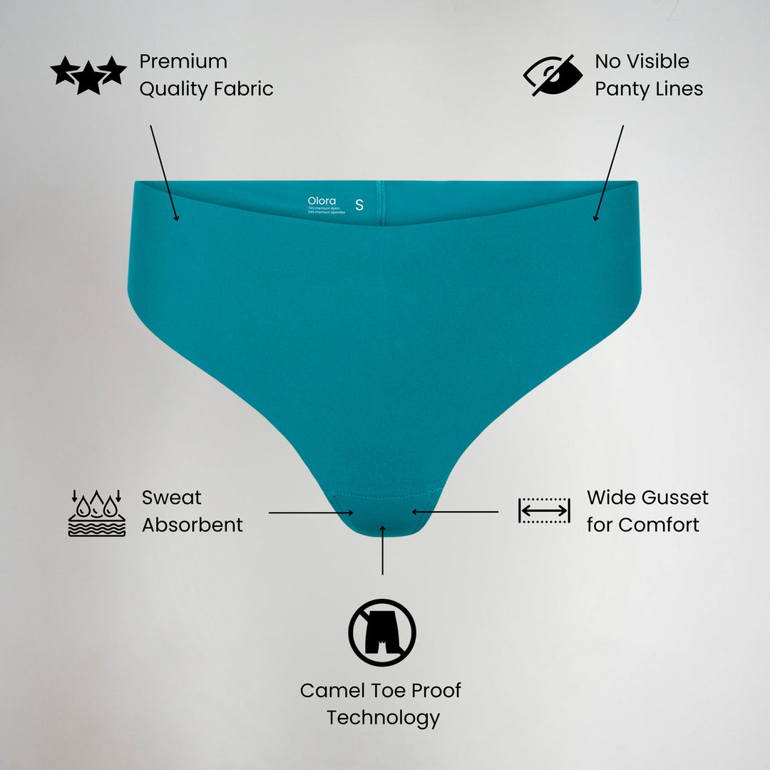 NATASHA | Invisible Camel Toe Thong High Rise