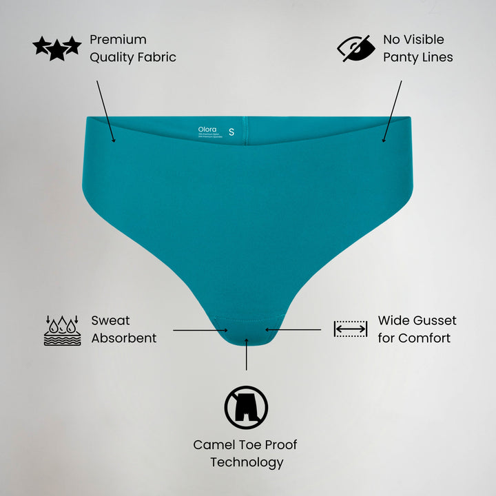 NATASHA | Invisible Camel Toe Thong High Rise