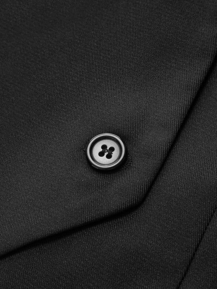 HANA | Suit Waistcoat With Pleated Mini Skirt Set