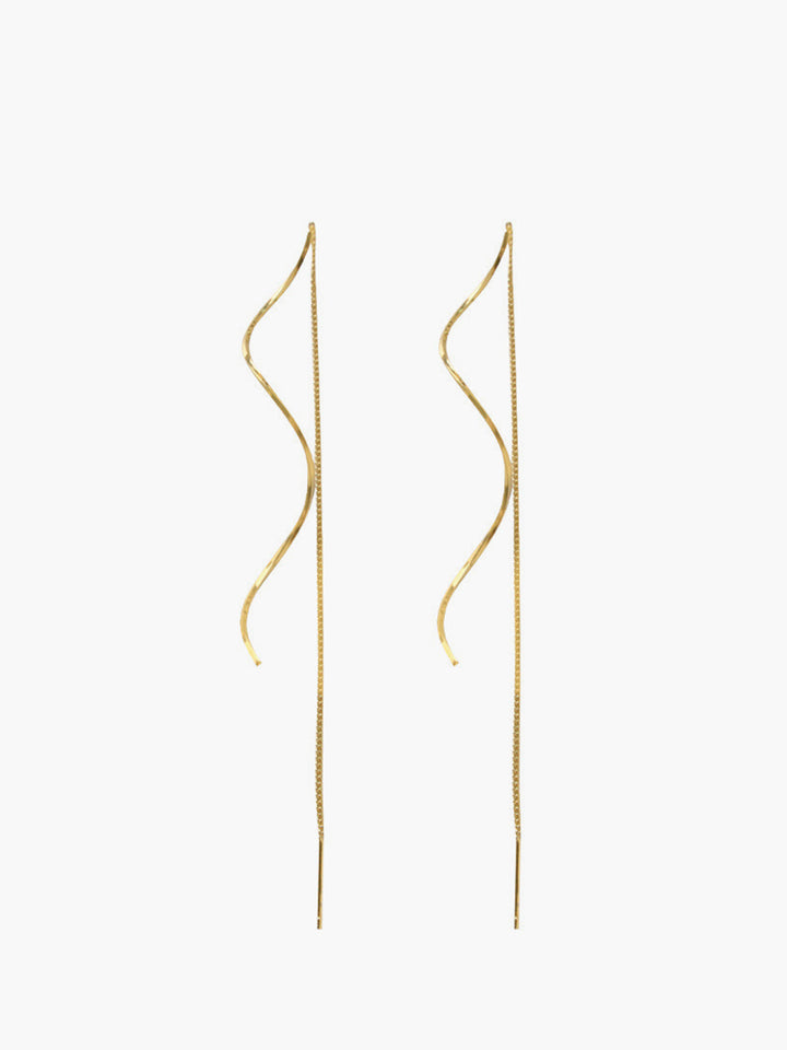 AMIRA | Spiral Tassel Earrings