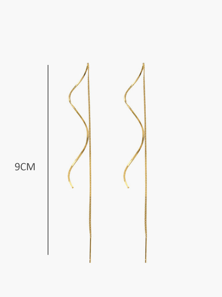 AMIRA | Spiral Tassel Earrings