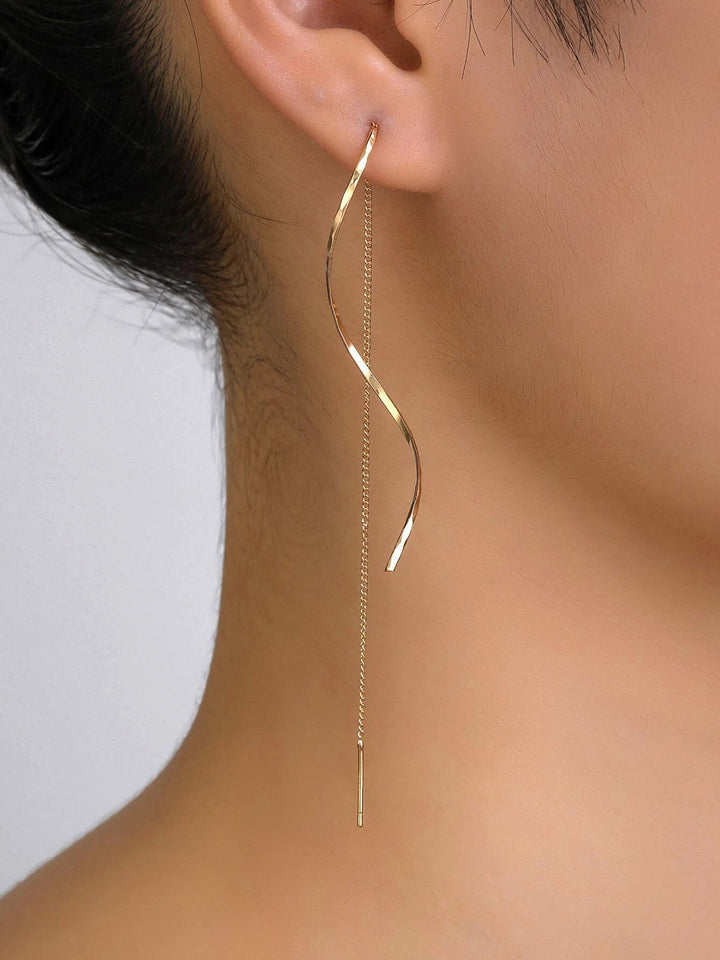 AMIRA | Spiral Tassel Earrings