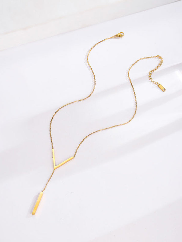 IRIS | Geometric Pendant Chain Necklace