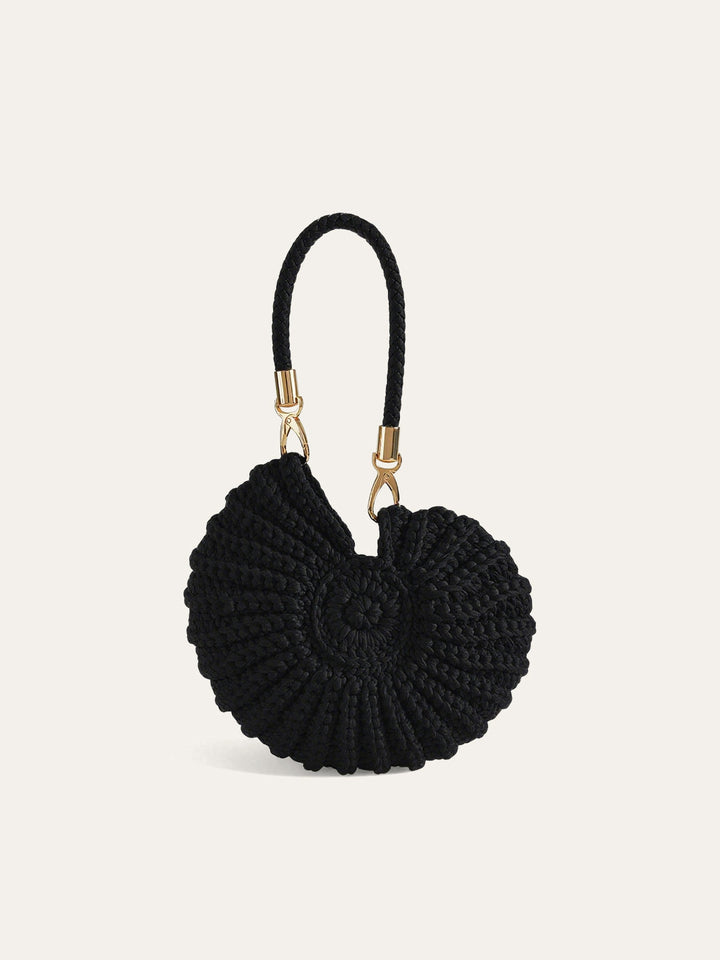 SCARLETT | Crocheted Conch-Shaped Handbag