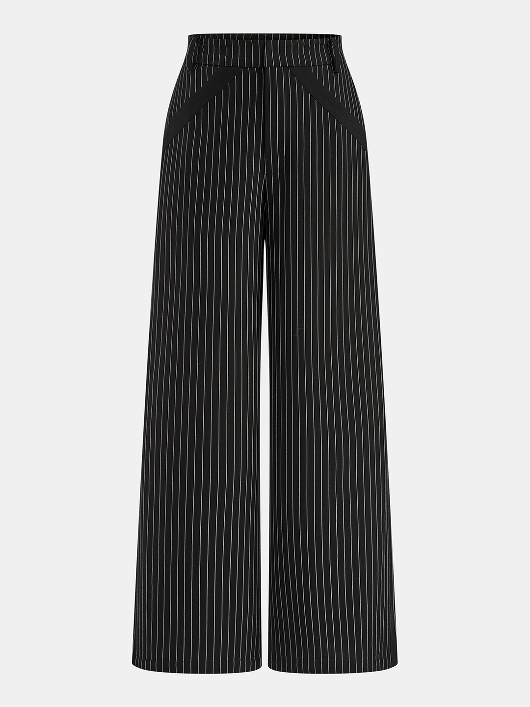 ABBY | Pinstripe Halter Top & Wide Leg Pants Set