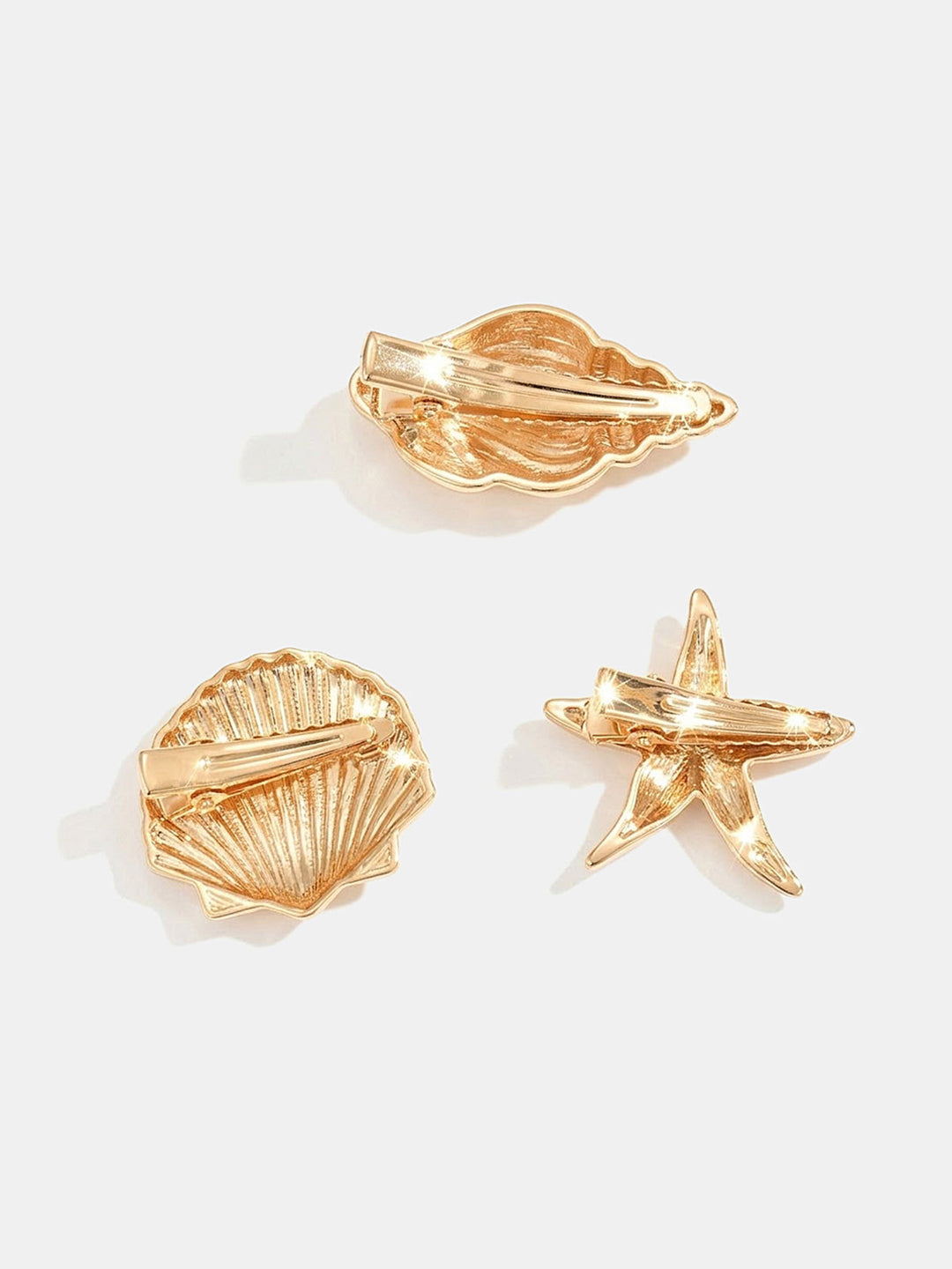 CARMEN | 3pcs Shell Conch Starfish Hair Clips