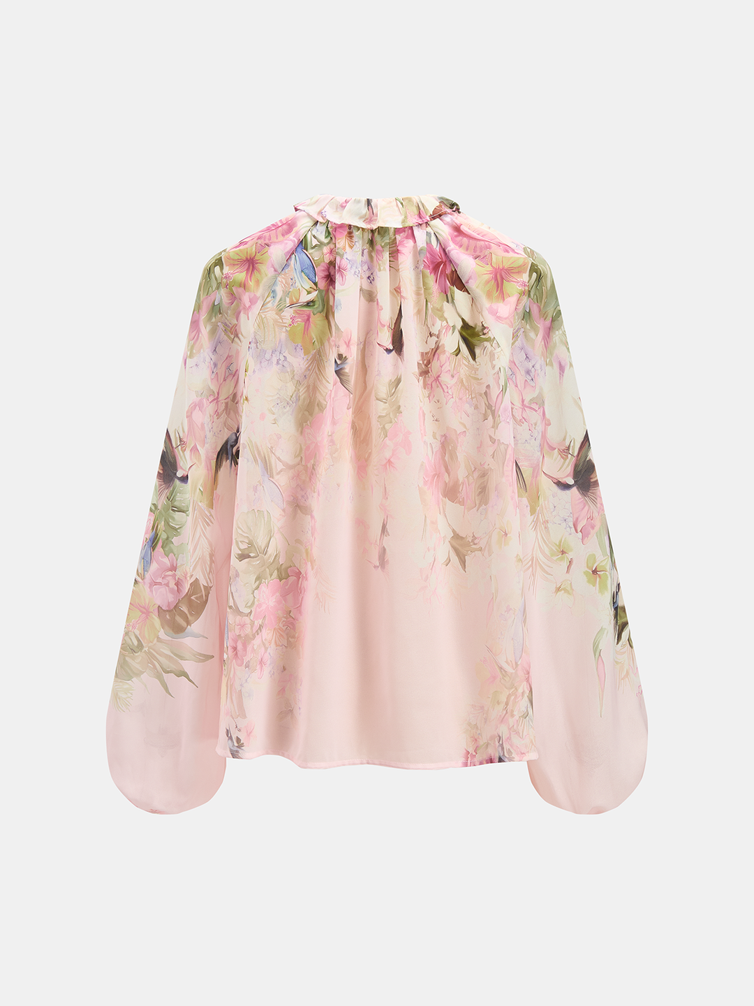 NOURA | Floral Print Blouse & Belted Shorts Set