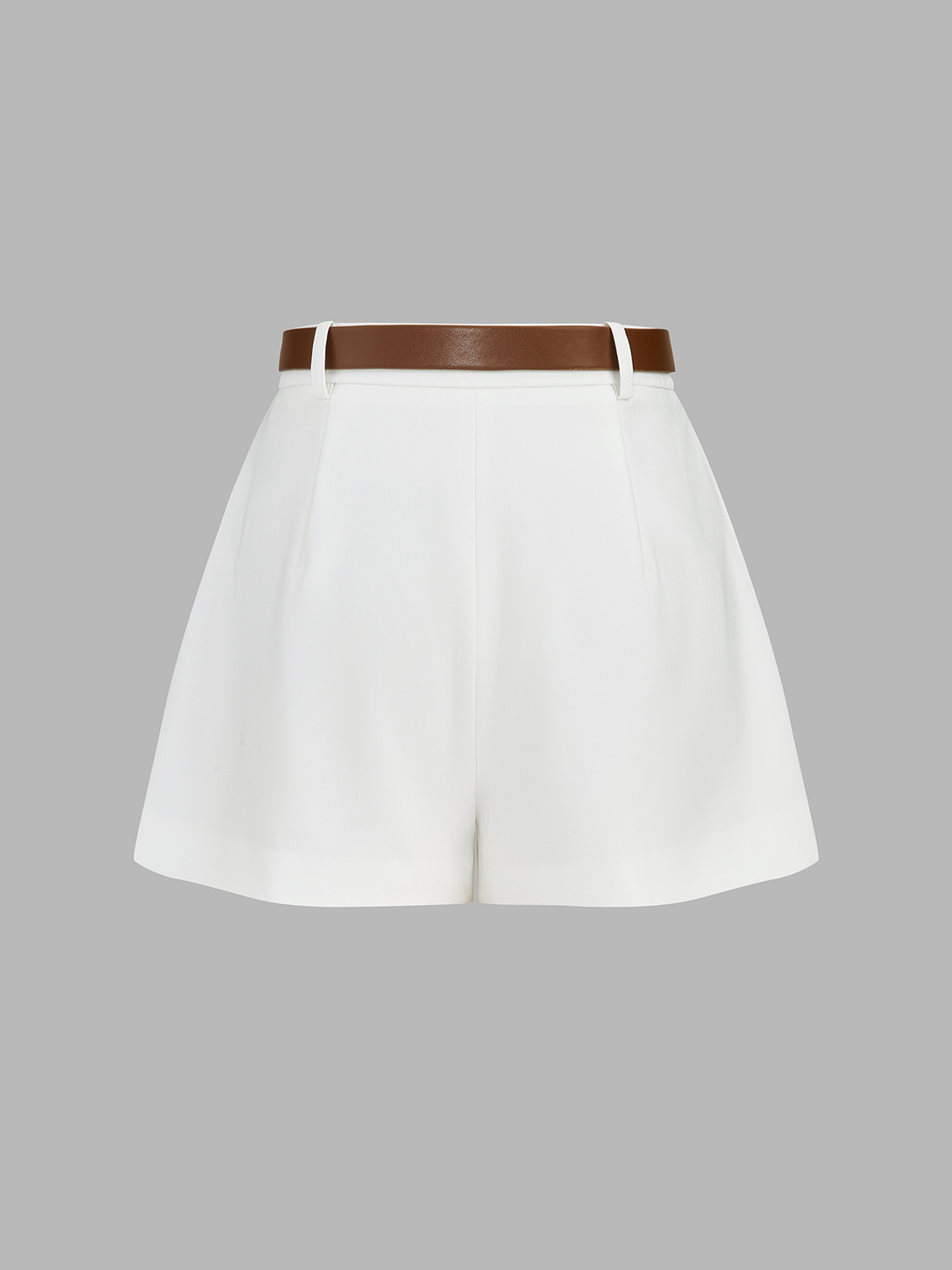 LYDIA | Draped Sleeveless Top & Belted Shorts Set
