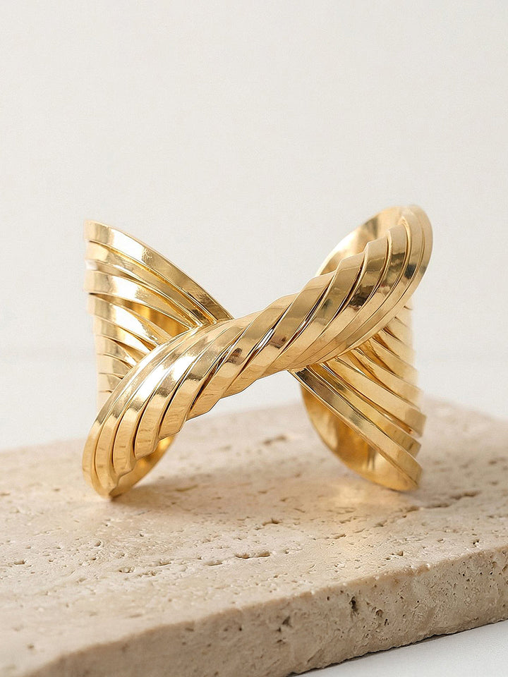 LAYLA | Twisted Multi Layer Cuff Bracelet