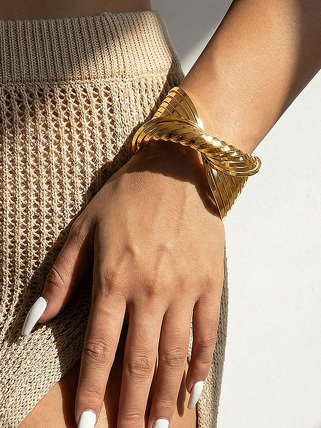LAYLA | Twisted Multi Layer Cuff Bracelet
