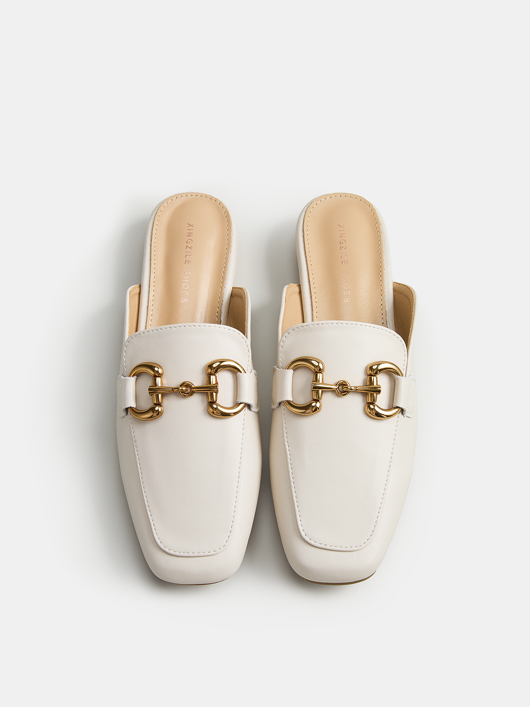 TERRI | Genuine Leather Horsebit Loafer Mules