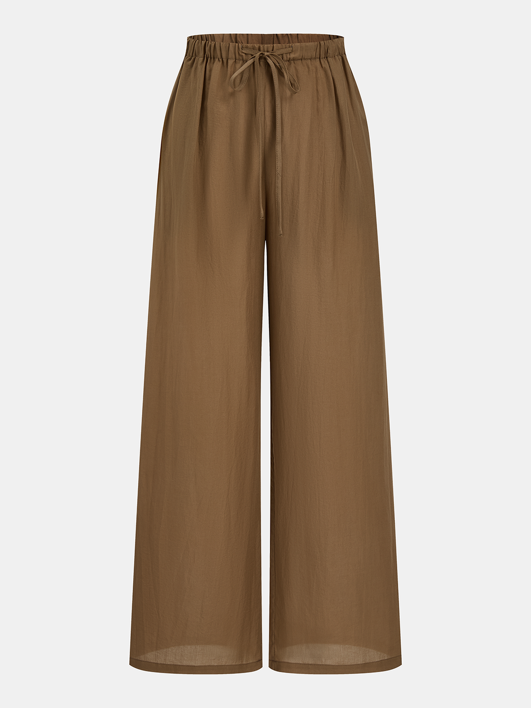 GENTA | Smei-Sheer Halter Neck Top & Wide Leg Pants Set