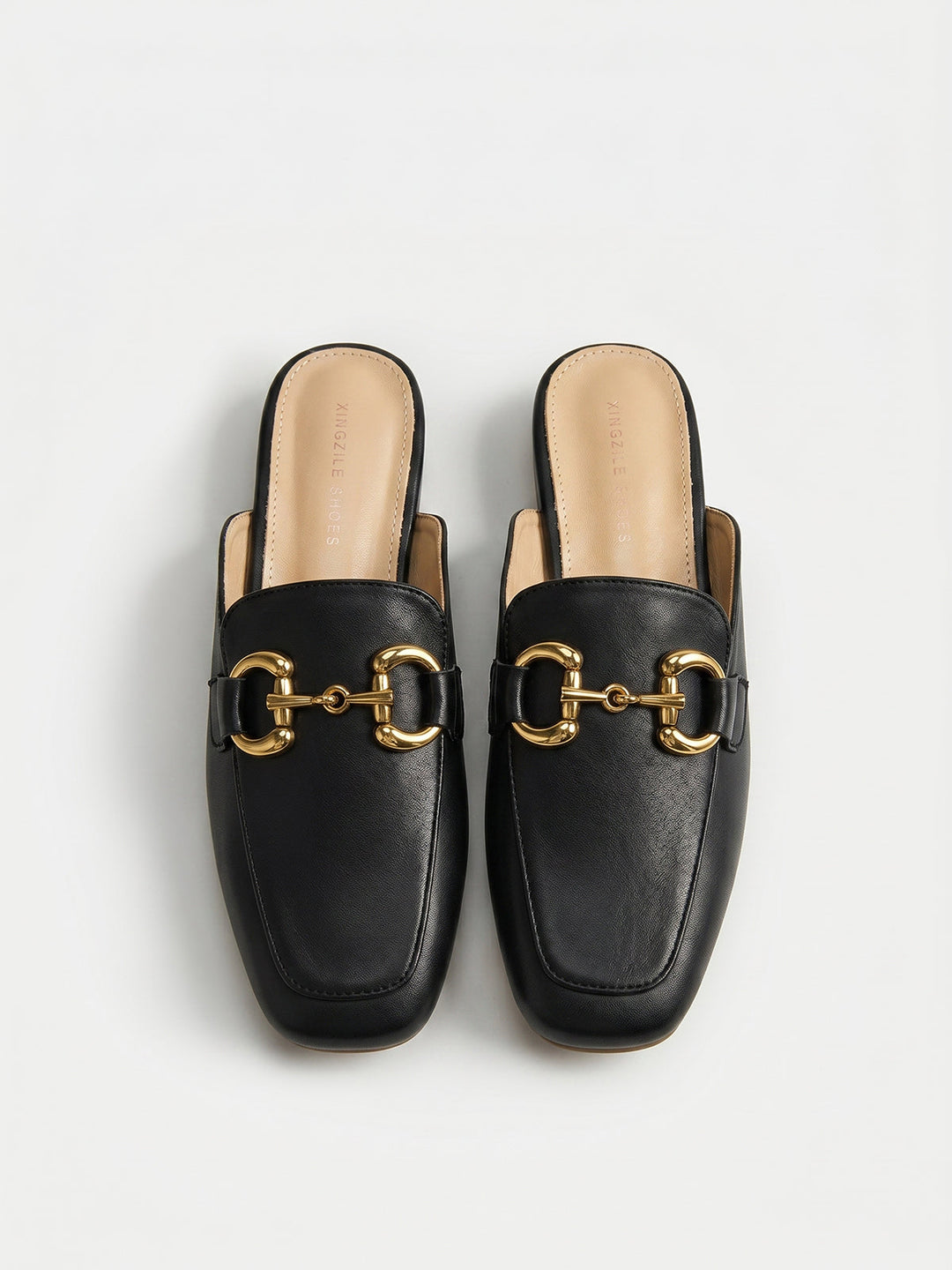 TERRI | Genuine Leather Horsebit Loafer Mules