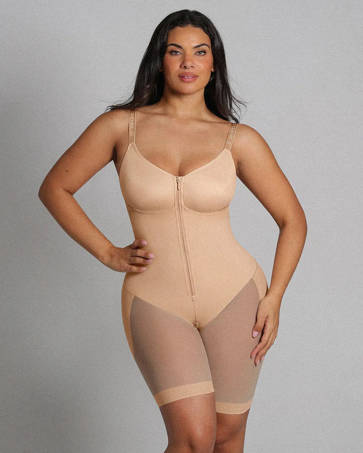 KLARA | Bare Essentials™ AirSlim® Hourglass Full Body Mid Thigh Bodysuit