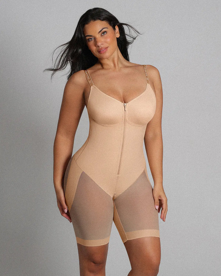 KLARA | Bare Essentials™ AirSlim® Hourglass Full Body Mid Thigh Bodysuit