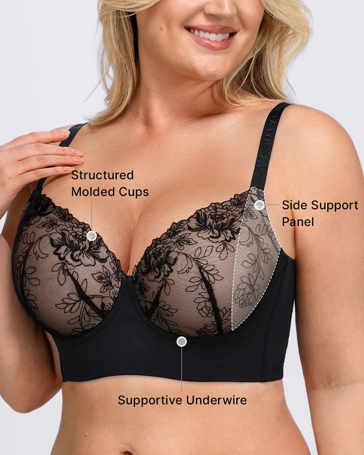 TAMARA | Bare Essentials™ AirSlim® Back Smoothing Lace Underwire Bra
