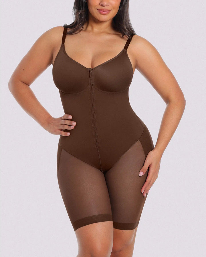 KLARA | Bare Essentials™ AirSlim® Hourglass Full Body Mid Thigh Bodysuit