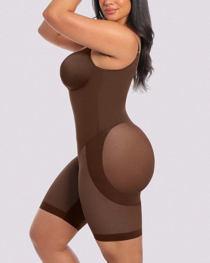 KLARA | Bare Essentials™ AirSlim® Hourglass Full Body Mid Thigh Bodysuit
