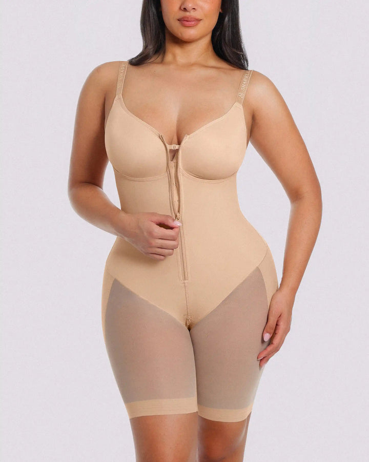 KLARA | Bare Essentials™ AirSlim® Hourglass Full Body Mid Thigh Bodysuit