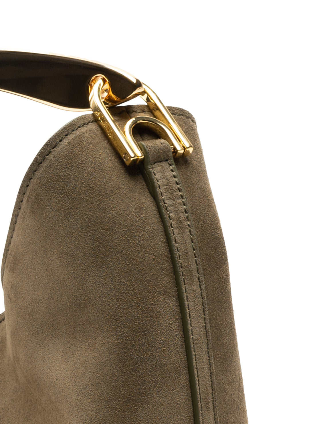 Isabella | Small Boomerang Suede Truffle