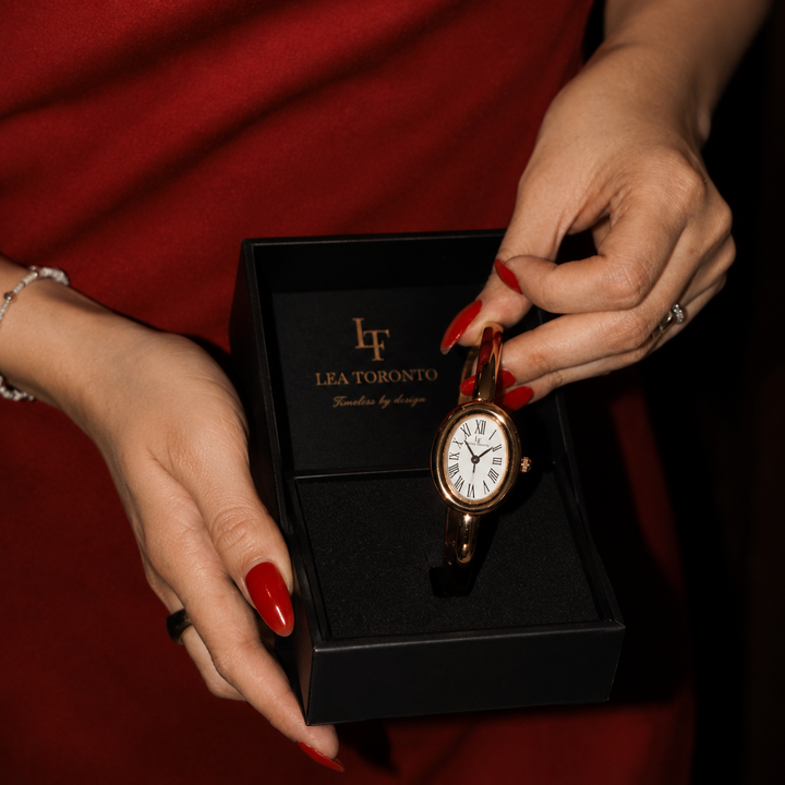 CHELSEA | Elegant Gold Bangle Watch for Women | Minimalist Bracelet Watch