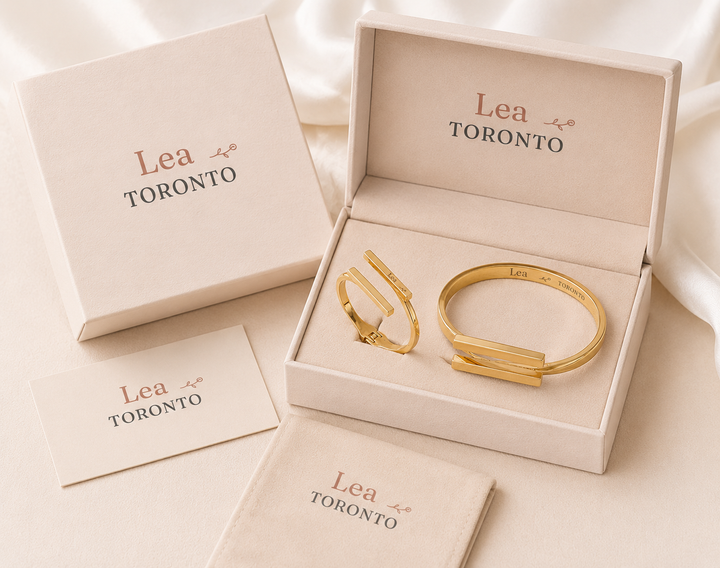KATARA | Geometric Golden Ring & Bracelet Set