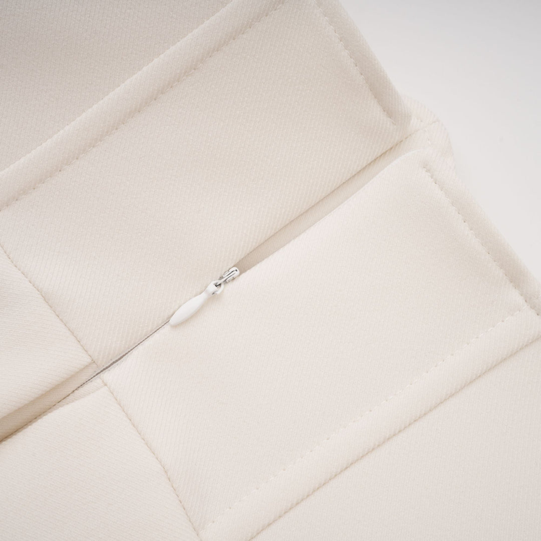 MIA| White Faux Pearl Jacket & Pleated Skirt Set