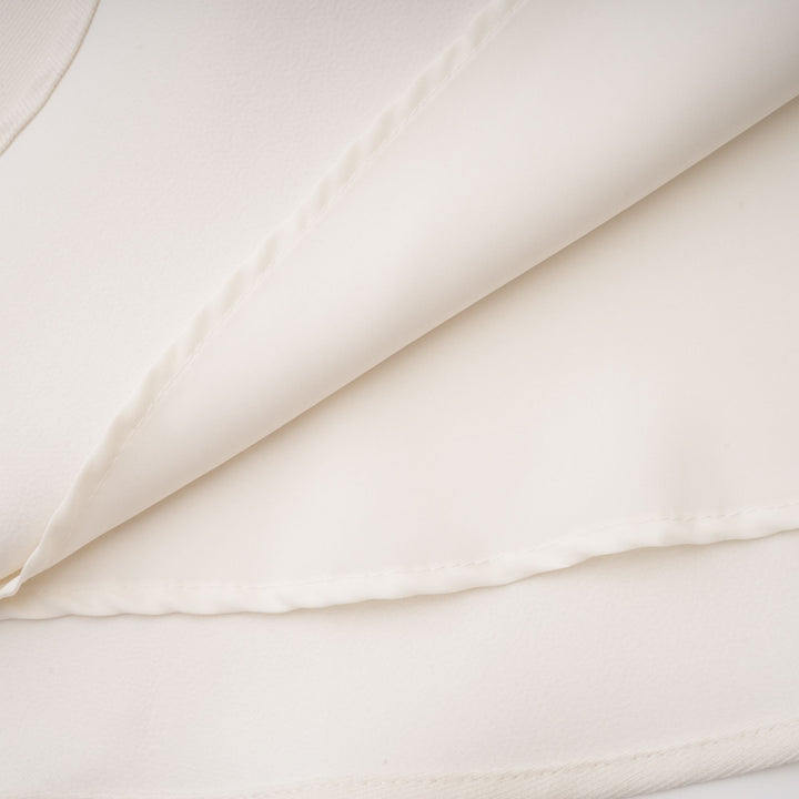 MIA| White Faux Pearl Jacket & Pleated Skirt Set