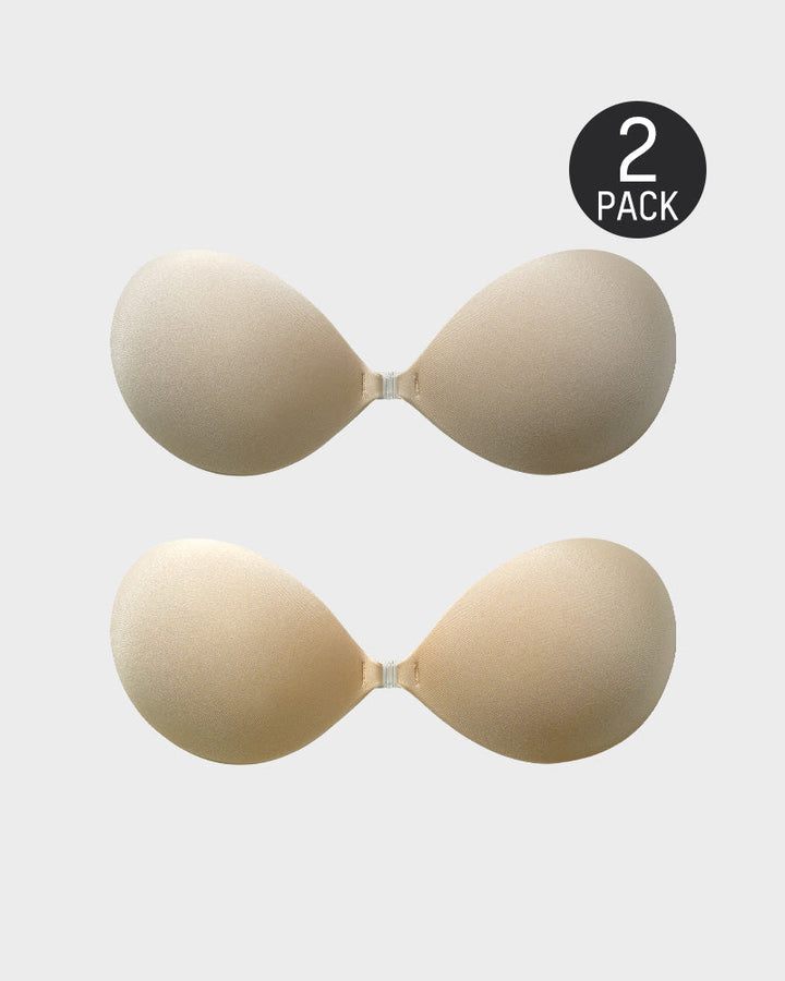 ERIKA | Front Closure Adhesive Invisible Push-Up Bra(2 Pairs)