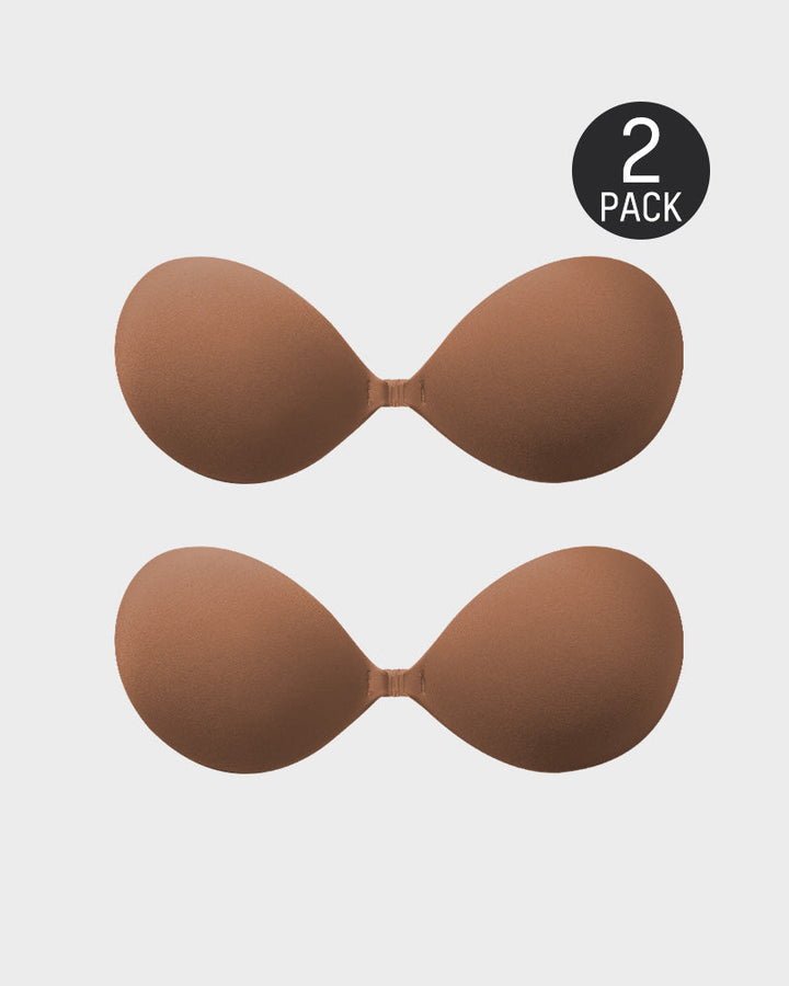 ERIKA | Front Closure Adhesive Invisible Push-Up Bra(2 Pairs)