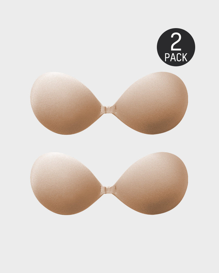 ERIKA | Front Closure Adhesive Invisible Push-Up Bra(2 Pairs)