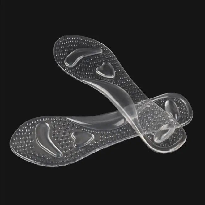 NINA| Shock Absorption Plantar Fasciitis Pain Relief Orthotic 3/4 Gel Arch Support Massage Insole for Women High Heeled Shoes