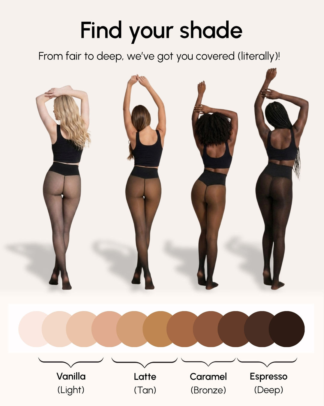 NARIN | Sheer Illusion Fleece-Lined Tights