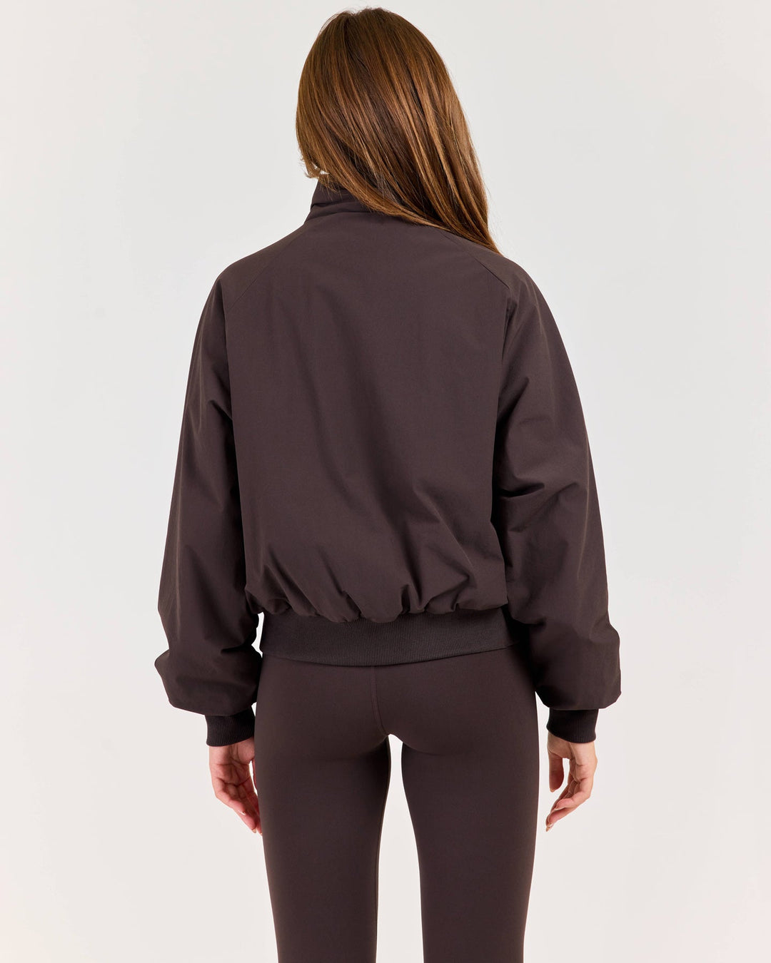 ZURY | Atmos Funnel Neck Jacket - Coffee Bean